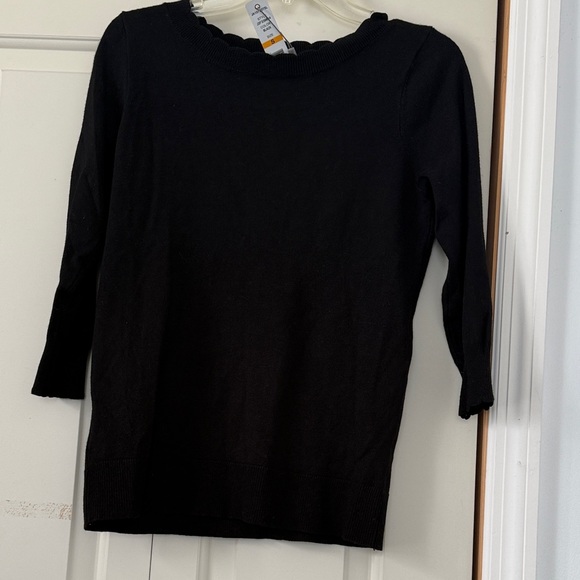 Joseph A Sweaters - Joseph A Black Ribbed Sweater